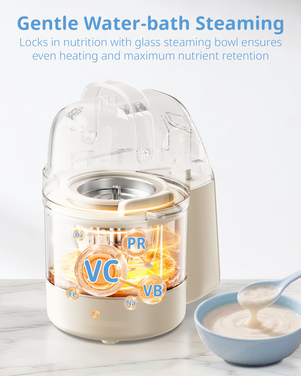 Pre-Launch! SosekiBaby FM01 Baby Food Maker All-Stage Puree Processor Steamer & Blender | BPA-Free | Ship Date: End of Feb.