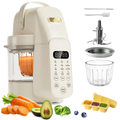Baby Food Maker Glass Automatic Puree Processor Steamer & Blender, BPA-Free | SosekiBaby FM01