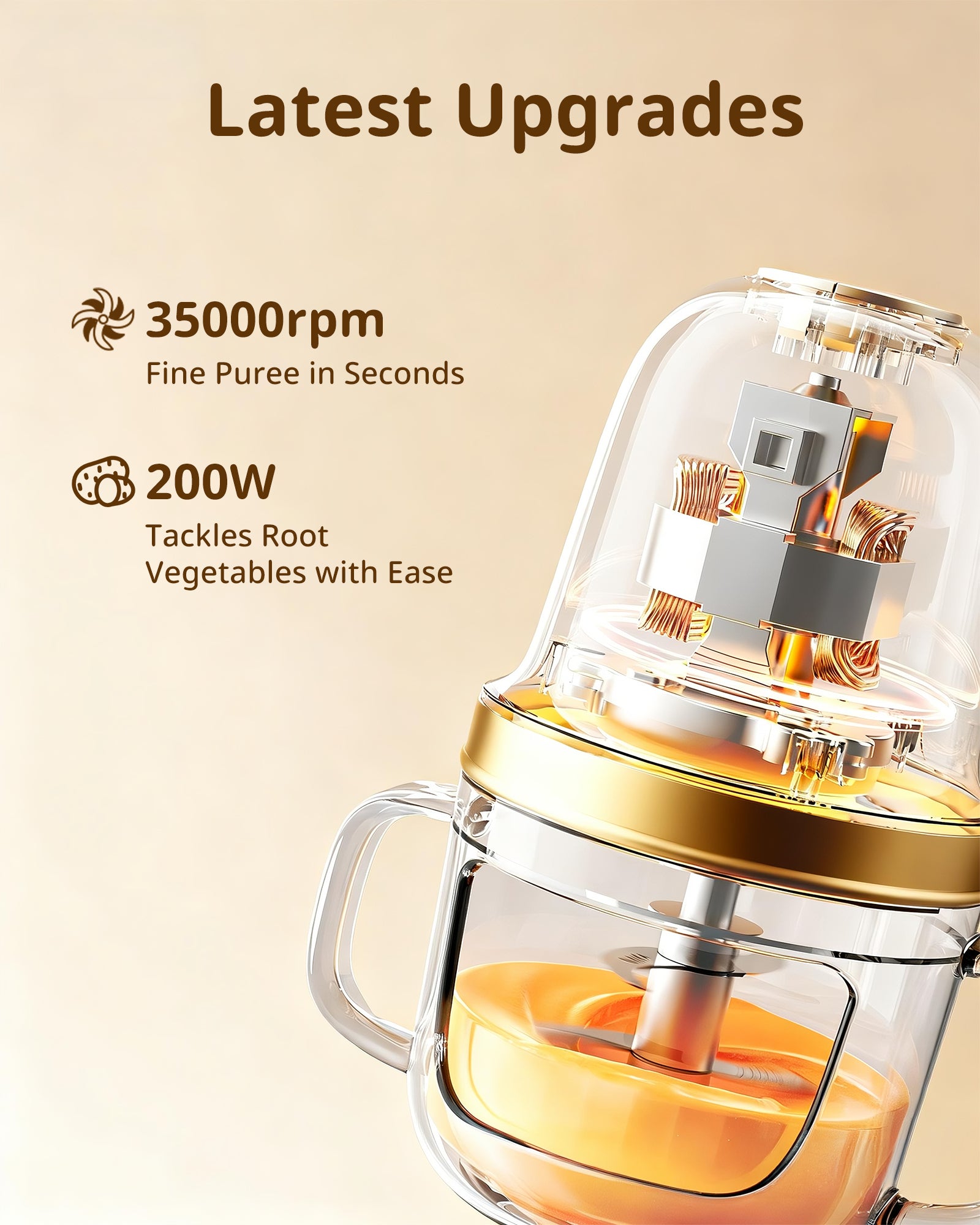 Glass Baby Food Maker, 2 Speed Modes Baby Food Mill, Processor Set | SosekiBaby FM02 Green