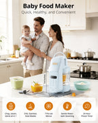 Automatic Baby Food Maker Glass Puree Processor Steamer & Blender | FM01