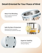 Automatic Baby Food Maker Glass Puree Processor Steamer & Blender | FM01