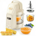 Pre-Launch! SosekiBaby FM01 Baby Food Maker All-Stage Puree Processor Steamer & Blender | BPA-Free | Ship Date: End of Feb.